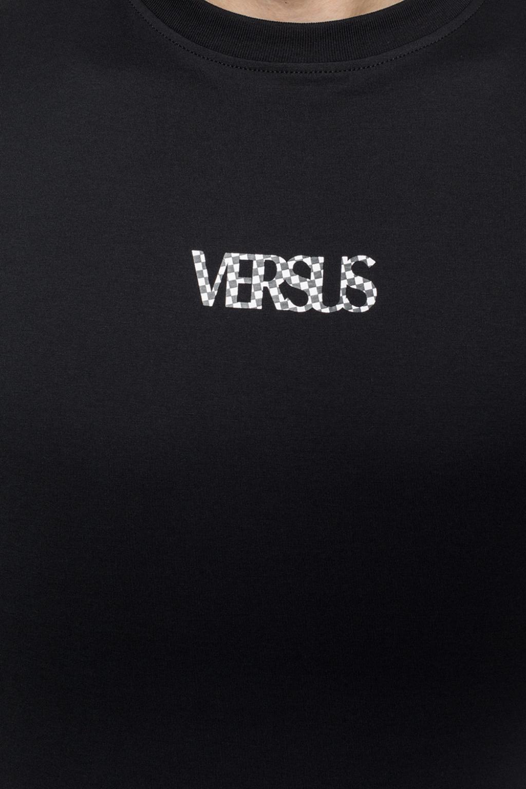 Black T-shirt with a logo Versace Versus - Vitkac Canada